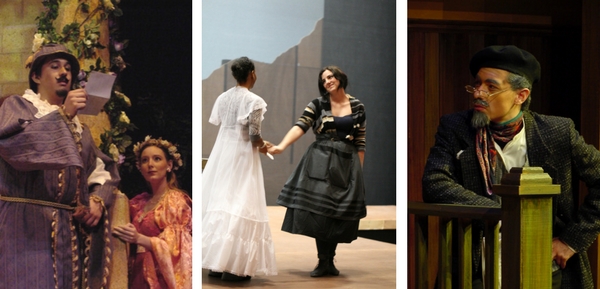 Scenes from Del Mar drama productions