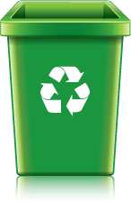 Small Green Bin