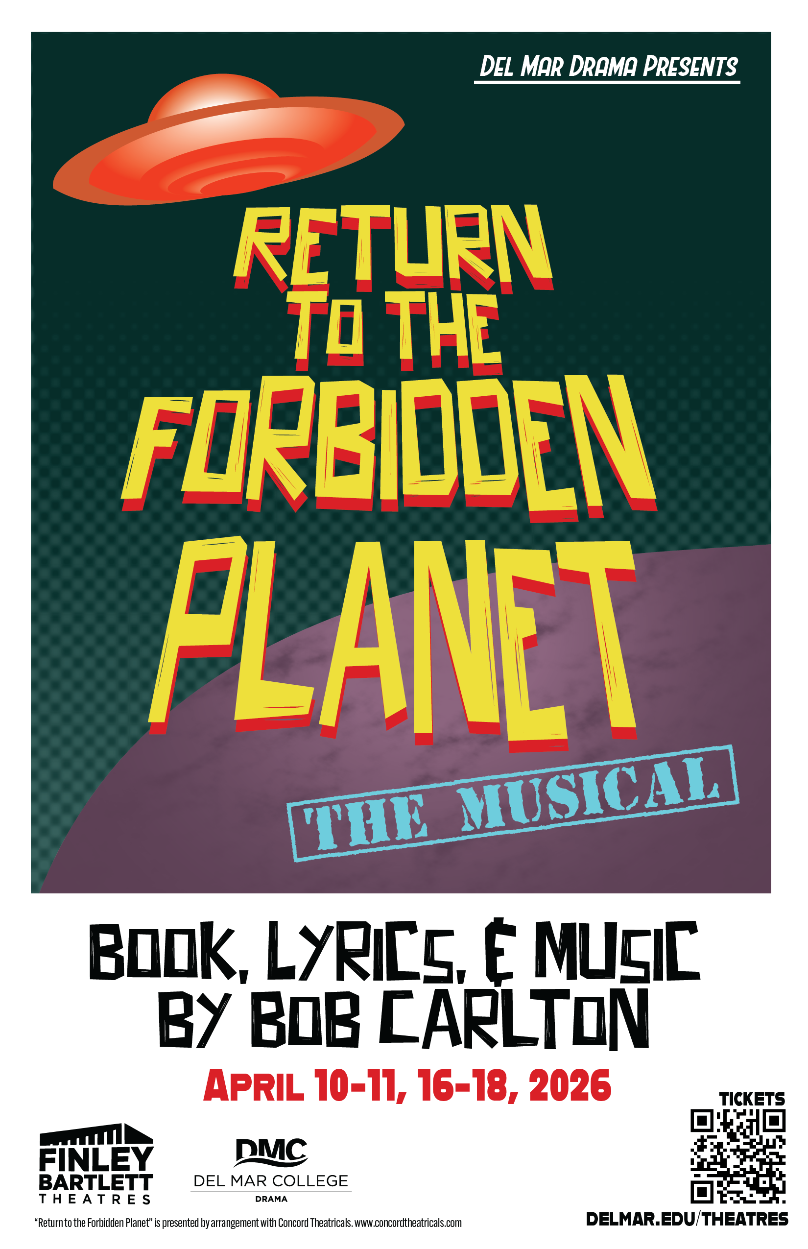 advertisement for "Return to the Forbidden Planet"