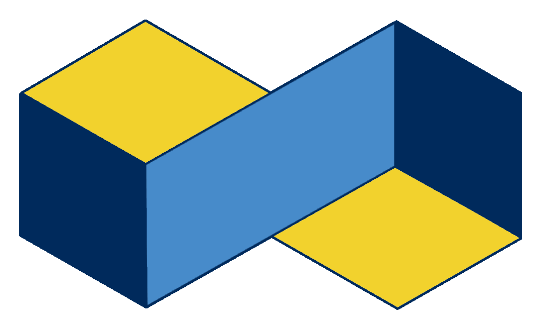 MLC Logo: Geometric Infinity Symbol