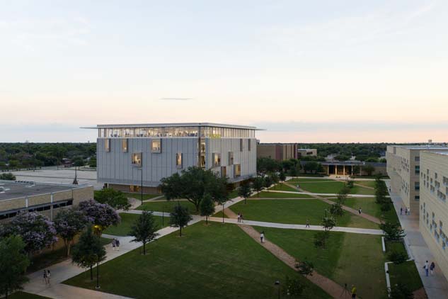 Rendering of White Library exterior view