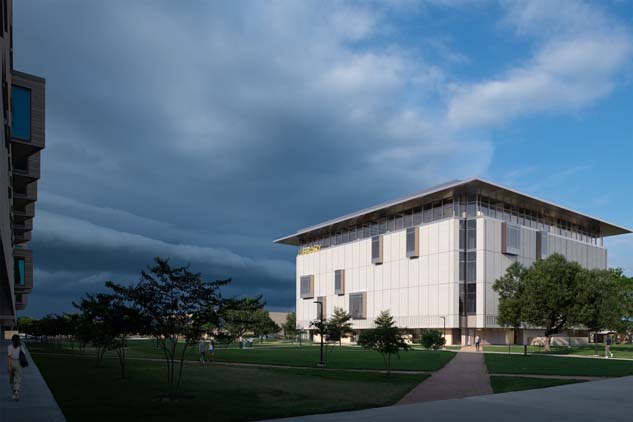 Rendering of White Library exterior view